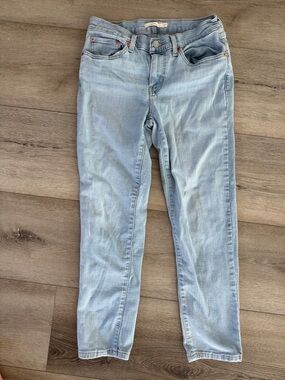 Levi's Light Blue Midrise Jeans for Women